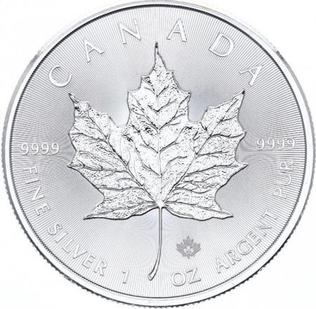 Canada 5 Dollars Elisabeth II - 1 Once Maple Leaf Argent 2016