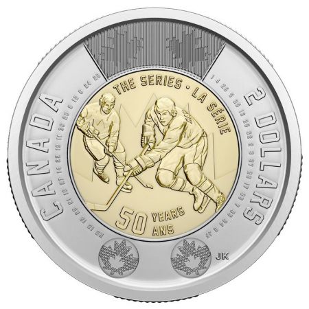 Canada 50 ans de la Série du siècle (Hockey) - 2 Dollars 2022 Canada