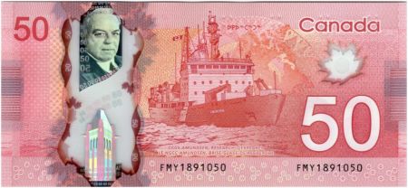 Canada 50 Dollars W L Mac Kenzie-King - Brise Glace Amundsen 2012