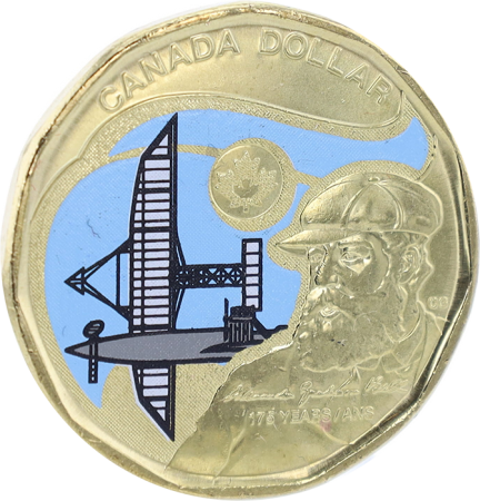 Canada Alexandre Graham Bell - 1 Dollar couleur 2022