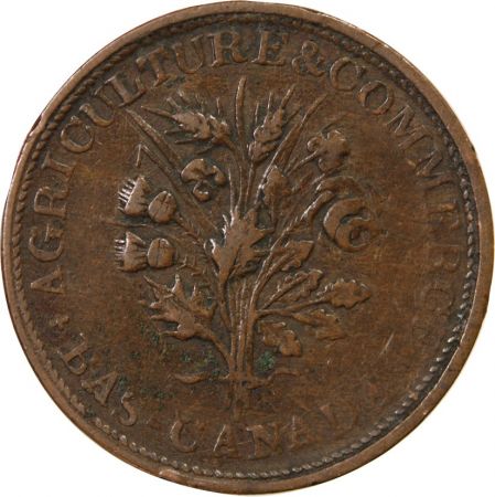 Canada BAS-CANADA  JETON 1 SOU 1835 / 1838 MONTREAL