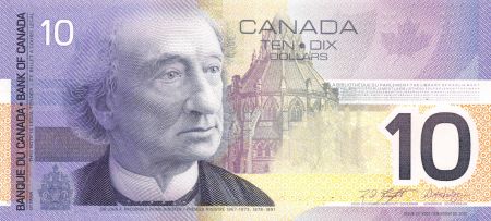 Canada CANADA - 10 DOLLARS 2001 - SIR MACDONALD