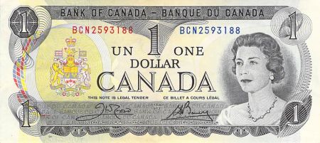 Canada CANADA  ELISABETH II - 1 DOLLAR (1973)