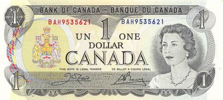Canada CANADA  ELISABETH II - 1 DOLLAR 1973