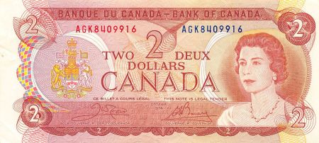Canada CANADA  ELISABETH II - 2 DOLLARS 1974