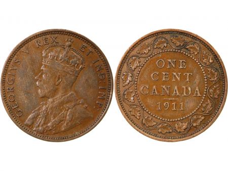 Canada CANADA  GEORGES V - 1 CENT 1911
