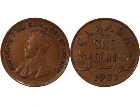 Canada CANADA  GEORGES V - 1 CENT 1932