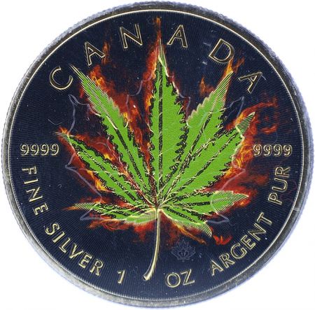 Canada Cannabis Hybride - 1 Once Argent Couleur  2017