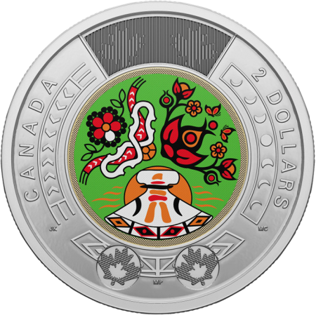 Canada Journée Nationale des autochtones - Couleur - 2 Dollars 2023