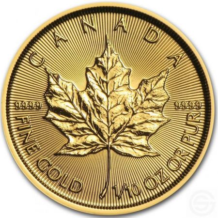 Canada Maple Leaf - 1/10 Once Or CANADA 2015