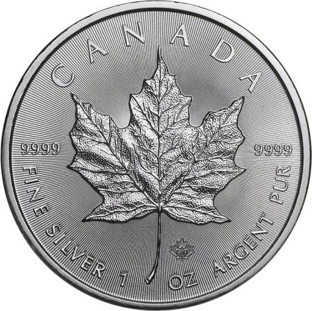 Canada MAPLE LEAF - 1 Once Argent CANADA 2020