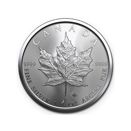 Canada MAPLE LEAF - 1 Once Argent CANADA 2022