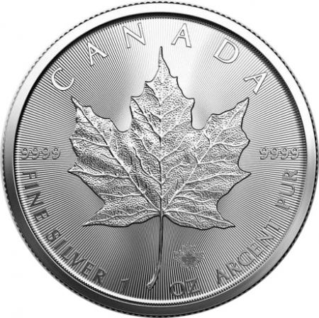 Canada MAPLE LEAF - 1 Once Argent CANADA 2023 - 5 Dollars
