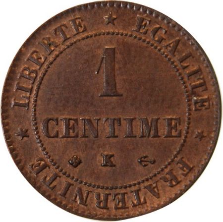 CERES - 1 CENTIME 1875 K BORDEAUX