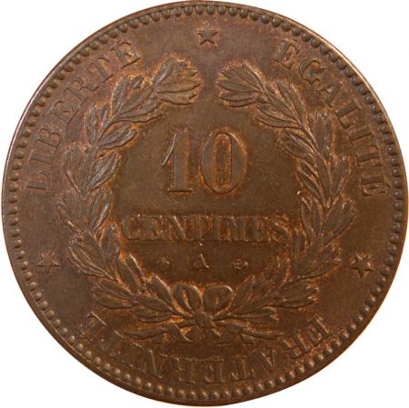 CERES - 10 CENTIMES 1872 A PARIS
