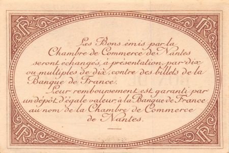 CHAMBRE DE COMMERCE DE NANTES - 1 FRANC 1918