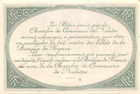CHAMBRE DE COMMERCE DE NANTES - 2 FRANCS 1918