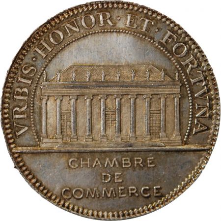 CHAMBRE DE COMMERCE DE NANTES - JETON ARGENT poinçon Abeille (1860 /1879)