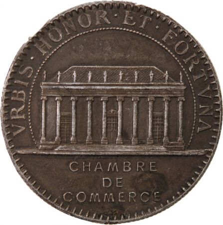 CHAMBRE DE COMMERCE DE NANTES - JETON ARGENT poinçon Corne (après 1879)