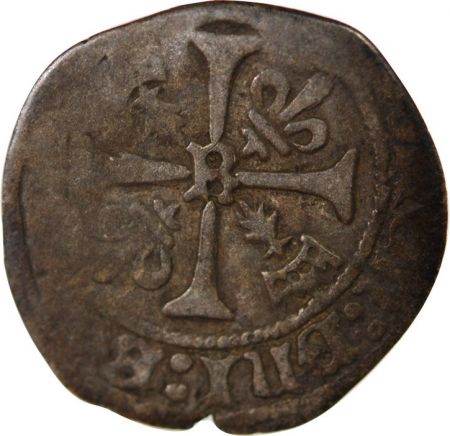 CHARLES VIII - LIARD AU DAUPHIN DE BRETAGNE 1483 / 1498 RENNES