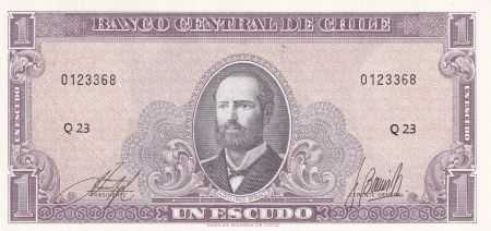 Chili 1 Escudo - Arturo Prat - ND (1964) - Série Q.23 - P.136