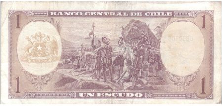 Chili 1 Escudo 1964 - Arturo Prat, Explorateurs - O.6