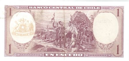 Chili 1 Escudo 1964 - Arturo Prat, Explorateurs - P.5