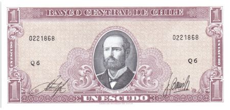 Chili 1 Escudo 1964 - Arturo Prat, Explorateurs - Q.6