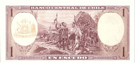 Chili 1 Peso Arturo Prat - 1964