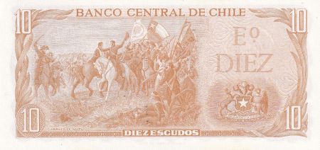 Chili 10 Escudos - J.M. Balmaceda - ND (1970) - Série A.15 - P.143