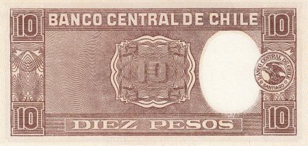 Chili 10 Pesos / 1 Condor 1958-59 - Bules