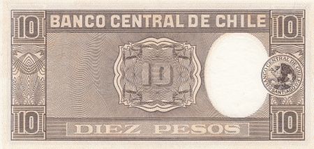 Chili 10 Pesos 1958 - M. Bulmes