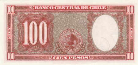 Chili 100 Pesos 1957 - Arturo Prat