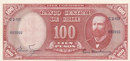 Chili 100 Pesos Arturo Prat - 1960