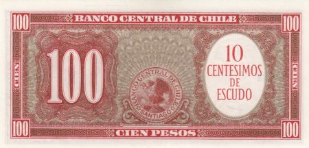 Chili 100 Pesos Arturo Prat - 1960