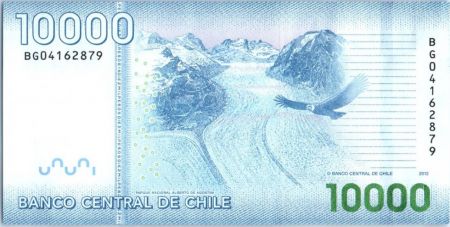 Chili 10000 Pesos Capt Arturo Prat - 2012