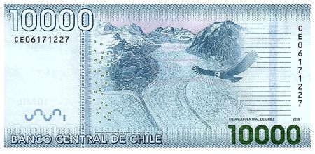 Chili 10000 Pesos Capt Arturo Prat - 2020