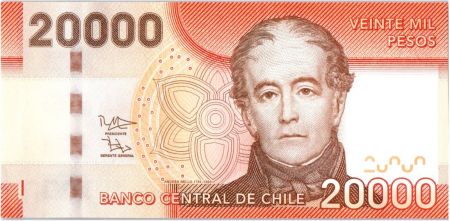 Chili 20000 Pesos Don Andres Bello - 2016 (2017)
