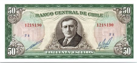 Chili 50 Escudos - Arturo Alessandri - 1962 - 1975