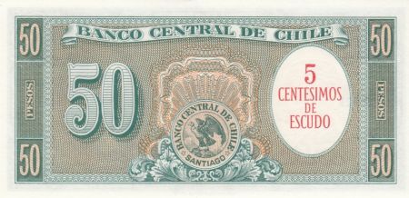 Chili 50 Pesos Anibal Pinto - 1960