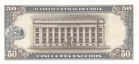 Chili CHILI  ARTURO ALESSANDRI - 50 ESCUDOS 1973 / 1985