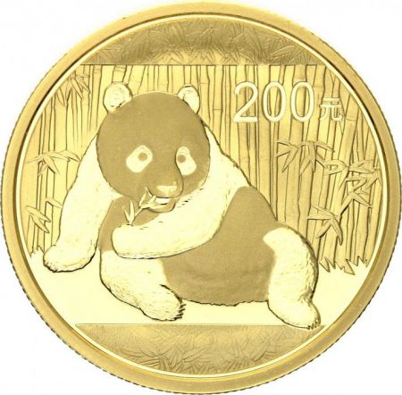 Chine  200 Yuan, Panda - 1/2 Once Or 2015