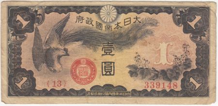 Chine 1 Yen Onagadori - 1940 - Série 13