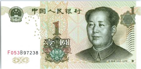 Chine 1 Yuan 2009(2017) - Mao Tse Toung, lac - Nouveau type