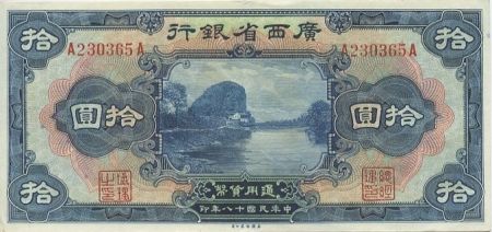 Chine 10 Dollars Rivière