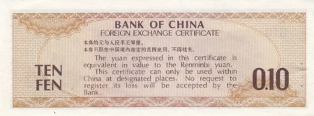Chine 10 Fen, Cascade - 1979 - FX.1 - SUP + - Série YL