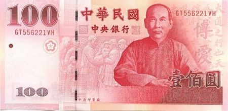 Chine 100 Yuan Chiang Kai-Shek - Palais