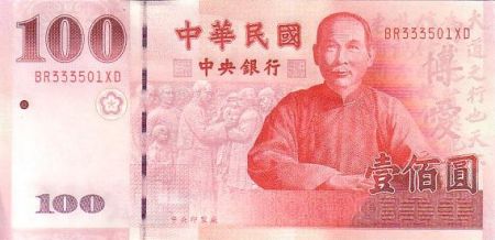 Chine 100 Yuan SYS - Palais - 2001