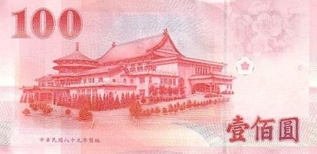 Chine 100 Yuan SYS - Palais - 2001