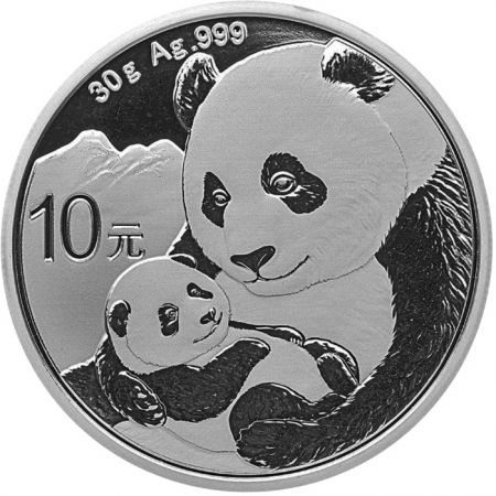 Chine 30g argent CHINE 2019 - Panda